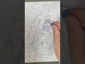 【玉壺】霞にまかれる・最終形態・透明水彩・模写【鬼滅の刃】【demon slayer】gyokko　drawing . shorts