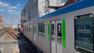 DD200-14に牽引されて近畿車輛徳庵工場に入場する東武鉄道60000系