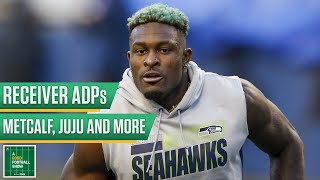 Wide Receiver ADPs: DK Metcalf, Diontae Johnson, JuJu Smith-Schuster and more | A Good Football Show