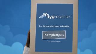 Komplettprisknappen - Flygresor.se (6 sekunder)