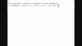 Python Tutorial 5 - Lists
