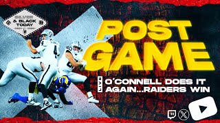 Aidan O’Connell Shines Again - Raiders vs. Rams Postgame Show | Silver and Black Today
