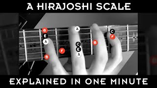 A Hirajoshi Scale - Japanese Pentatonic | One Minute Guitar Lesson