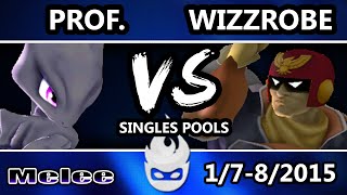 Paragon 2015 - Prof. (Mewtwo) Vs. COG | Wizzrobe (Captain Falcon) SSBM Singles Pools - Melee