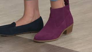 Vionic Water-Resistant Suede Ankle Boots - Vera on QVC