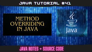 Method Overriding How Its Implement In java Hindi Tutorial