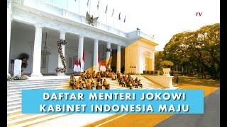 Susunan Lengkap Kabinet Indonesia Maju 2019-2024