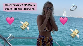 SURPRISING MY SISTER ON A YACHT FOR HER PROPOSAL 💍😱