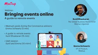 Bringing Events Online: Keep Your Audience Engaged, Healthy, \u0026 Growing