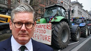 Starmer Runs Away From Farmers!