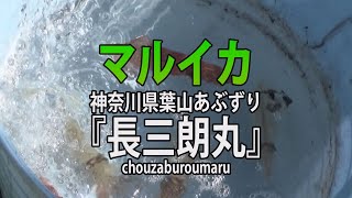 長三朗丸・神奈川県葉山あぶずり港「繊細なアタリ！マルイカ釣り」