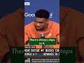 Is there failure in sports? 🤔 Giannis doesn't think so | New York Post Sports #shorts