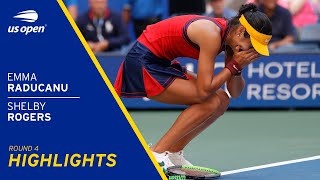Emma Raducanu vs Shelby Rogers Highlights | 2021 US Open Round 4
