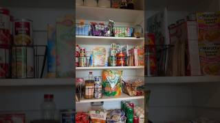 PANTRY RESTOCK 🤍 #pantry  #asmr #kitchenrestock #restock #organization #newhome