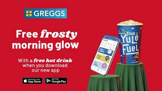 Get that free frosty morning glow with the Greggs App!