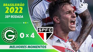 GOIÁS 0 X 4 SÃO PAULO | MELHORES MOMENTOS | 38ª RODADA BRASILEIRÃO 2022 | ge.globo