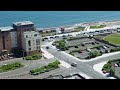 kirkcaldy drone view prom high street sunny day dji drone test dji fife