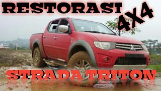 RESTORASI STRADA TRITON 4WD DOUBLE CABIN. #Mitsubishi #stradatriton #restoration #double