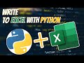 Python Basics - Write to Excel files | Automate Excel with Python Tutorial (2021) | 5 Minute  Script