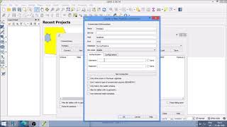 How to load data from Postgis to Qgis