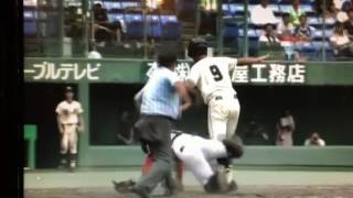 アウト？！◆全国高校野球選手権岡山大会▽決勝　山陽―創志学園