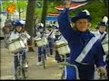 de marching and cycling band hhk in het nieuws tijdens de landelijke fietsdag in 1998 rtl4