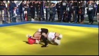 キッズ修斗　キッズ４（小学３・４年生） 渡邉　櫂（SHOOTO GYM K’z FACTORY） vs 箕輪湧陽（総合格闘技道場STF本部）