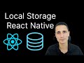 React Native Async Storage Full Tutorial in 1 Lesson