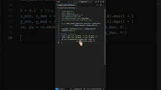 Support Vector Machine (SVM) in Python. Train on 2D data and plot decision boundary #coding #python