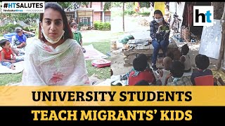 HT Salutes: Panjab University students who teach migrants’ kids amid lockdown