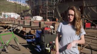 Talking Dead (Fear) - Alicia's jump (behind the scenes)