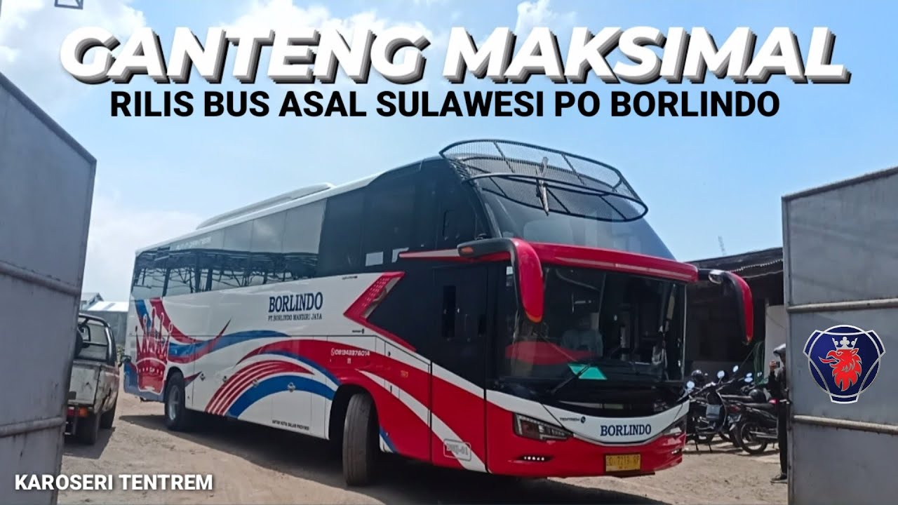 RILIS BUS ASAL SULAWESI PO BORLINDO - YouTube