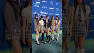 NewJeans Take Over The Billboard Women in Music Carpet | Billboard Women in Music 2024
