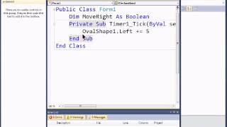 VB2010 Express Tutorial 12 Bouncing Ball Animation