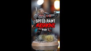 SPEED PAINT Kasrkin - Beginner tutorial part 1 #shorts