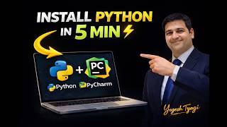Install Python & PyCharm in 5 Minutes 🚀 (Step-by-Step for Beginners 2026)