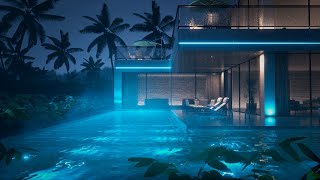 Rainforest Retreat | 2 Hours of Relaxing Rain \u0026 Pool Ambience