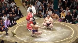 Tochiozan (3-1) - Toyonoshima (1-3) , Sumo : Natsubasho '16