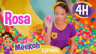 Meekah colorea un arcoíris | 💜¡Hola Meekah!💜Amigos de Blippi | Videos educativos