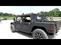 1991 m998 humvee 4 door black c u0026c equipment custom