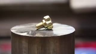 Teaser - Brass Thumbscrew for the Tailstock Hex Thread Die Holder