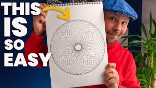Amazing geometric ART hack! Easy circle design✍️😁#shorts #geometricart #drawing #art