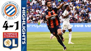 Olympique Lyonnais - Montpellier 1-4 Résumé et Buts | Ligue 1 - 2023-2024 | OL - MHSC