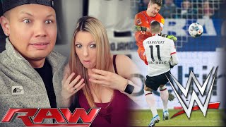 When Football Becomes WWE | Couple Reacts!