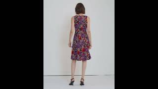 LAUREN Ralph Lauren Floral Jersey Sleeveless Dress SKU: 9847113