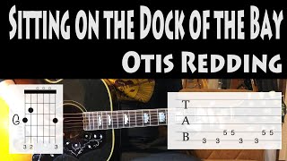 Sitting on the Dock of the Bay Guitar Chords Otis Redding