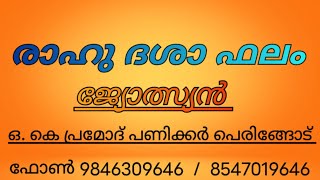 രാഹു ദശഉള്ളവർ അറിയേണ്ടതെല്ലാം #horoscopemalayalam #rahudasa #astrologyzone #pramodpanickerperingode