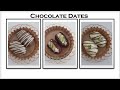 Chocolate Dates/Chocolate Covered Dates/Stuffed Dates ~ veens cookbook