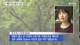 '풍웡'이 남긴 가을폭우…알고보니 '효자비' / YTN