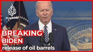 Biden releasing one million barrels of oil per day to cool prices